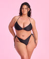 Cherry On Top V-kini in Black