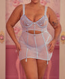 Mimi Dress + Panty Set in Blue