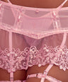 Rose Lingerie Set in Pink