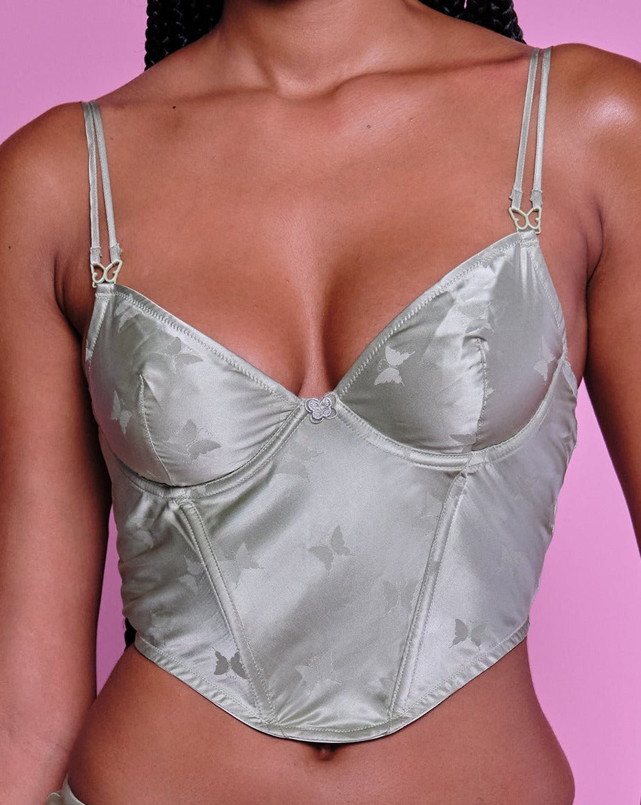 Ella Bustier in Sage