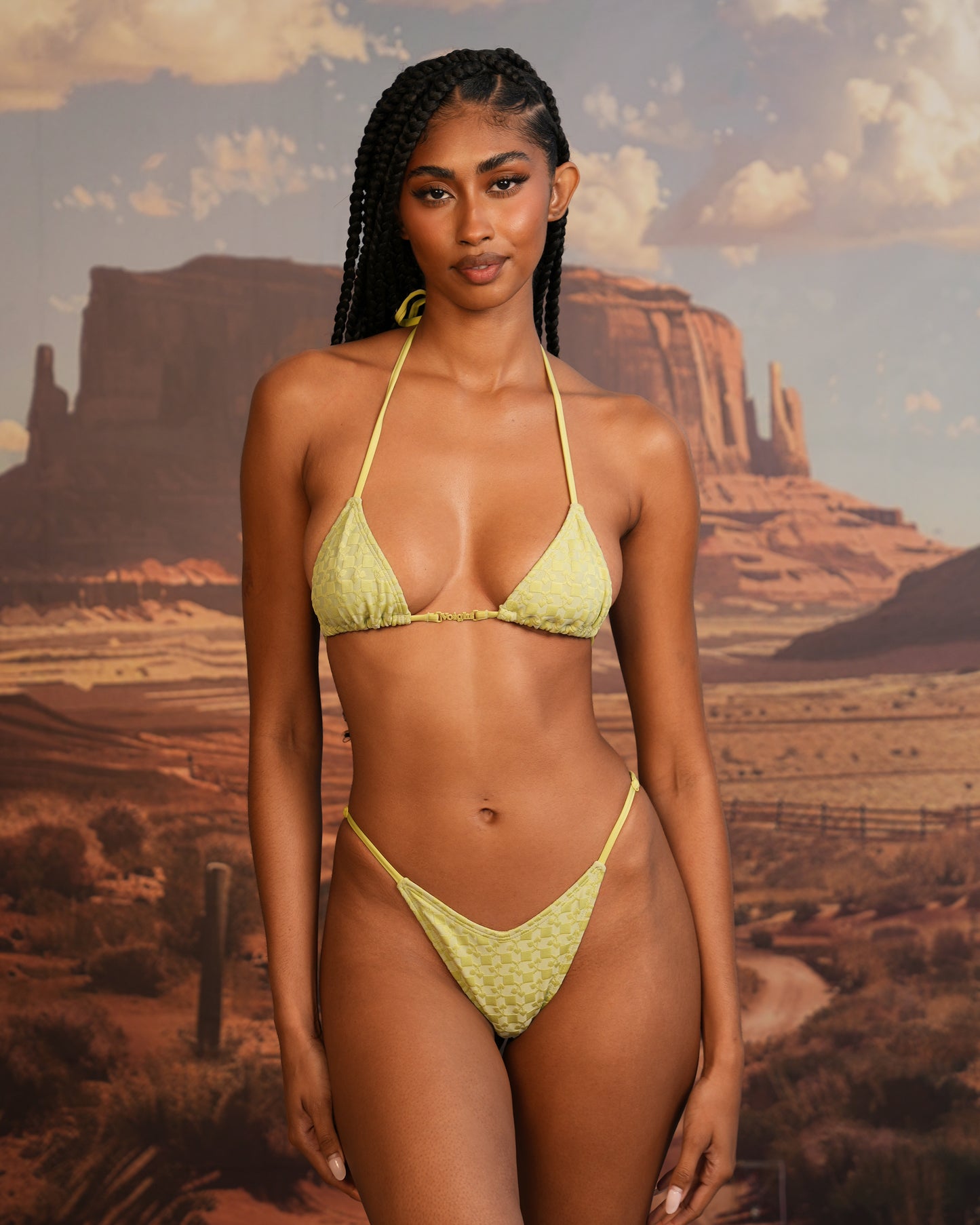 Paloma V-kini Set in Sage