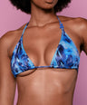 Kitana V-kini Top in Blue (Hardware)