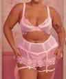 Rose Lingerie Set in Pink