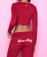 Santa Baby PJ Top in Red