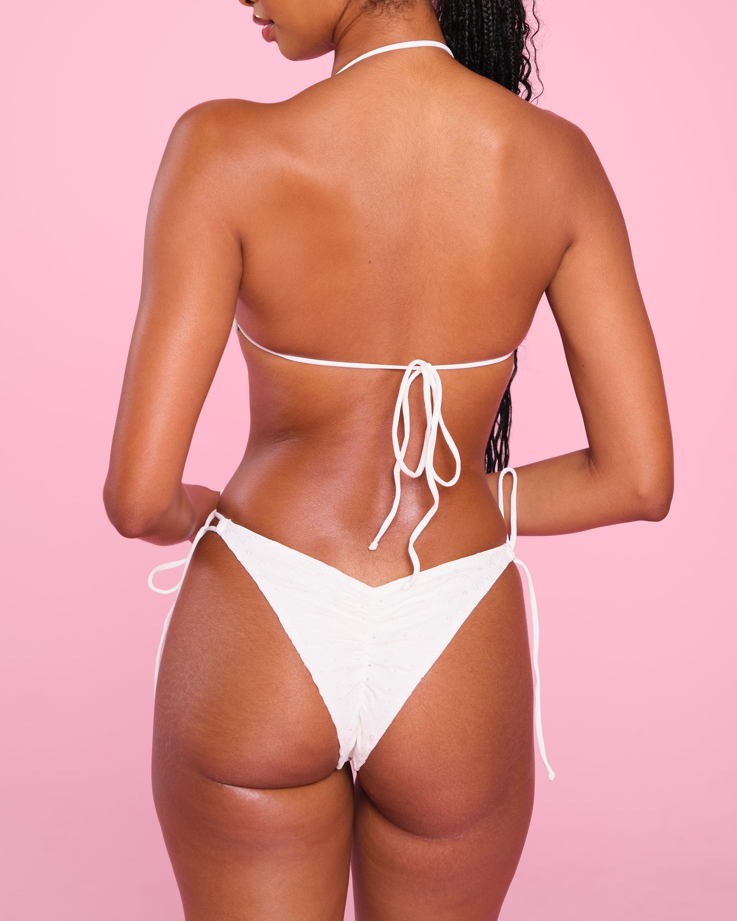 Cherry on Top V-kini in Cream