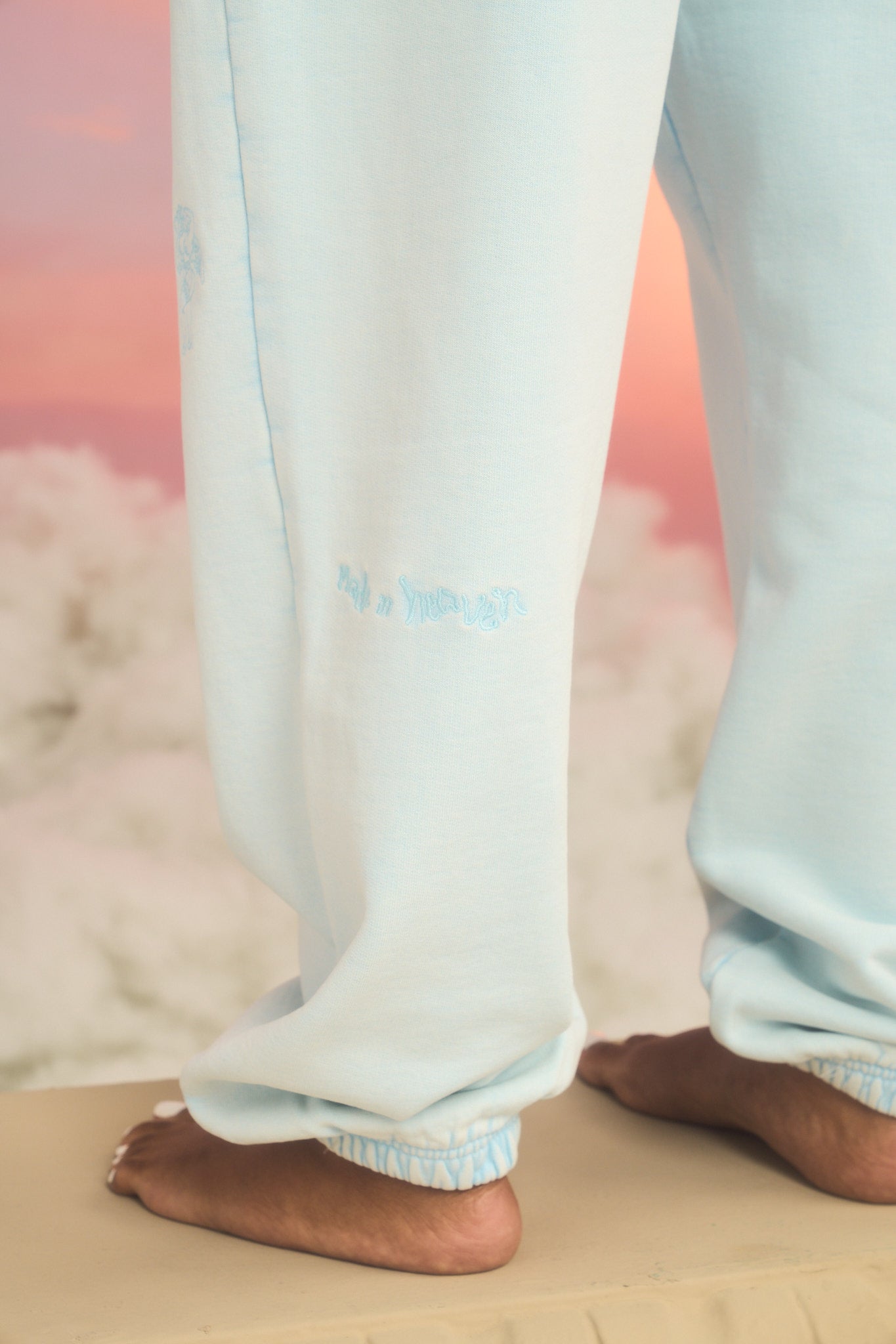 Made in Heaven Sweatpants in Sky