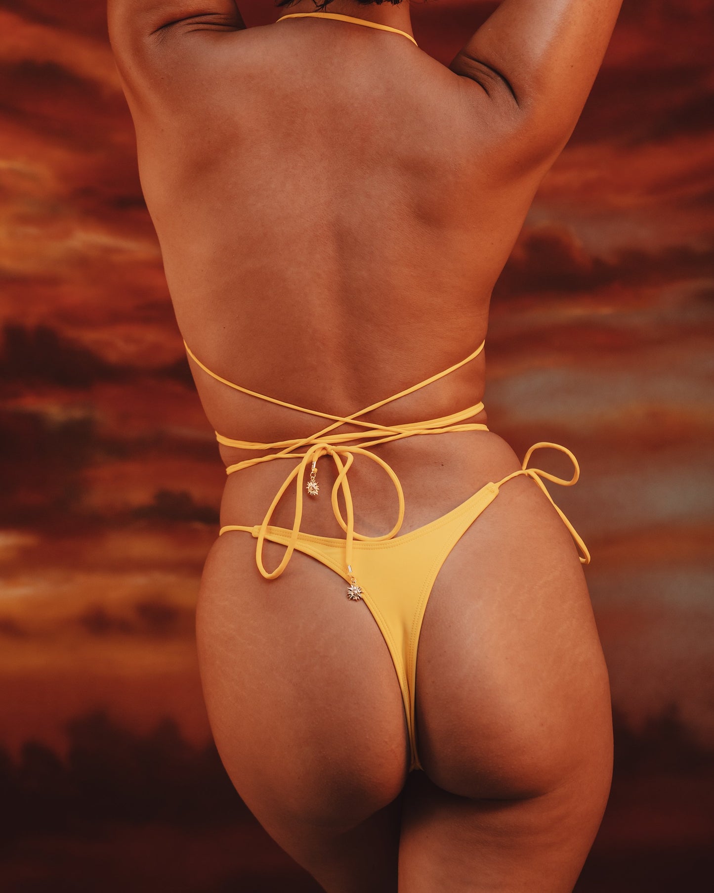 Marisol V-Kini Bottom in Yellow